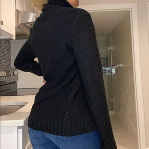 Black Knitted Cardigan